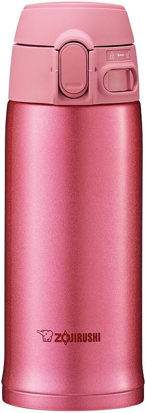 Zojirushi SM-TA36PA Stainless Steel Vacuum Insulated Mug, 12-Ounce, Pink