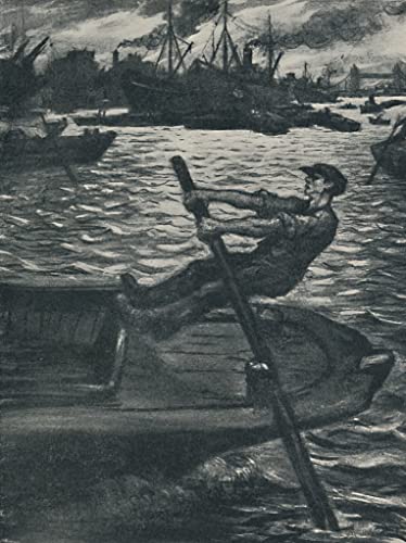Affiche toile Le Marinier de Nevinson 60x90 cm pour décoration murale