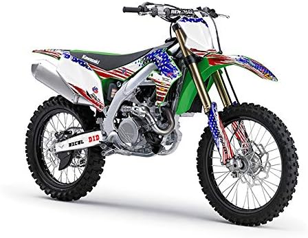 2009-2012 KX 250 F Merica USA Senge Graphics Complete Kit Compatible with Kawasaki