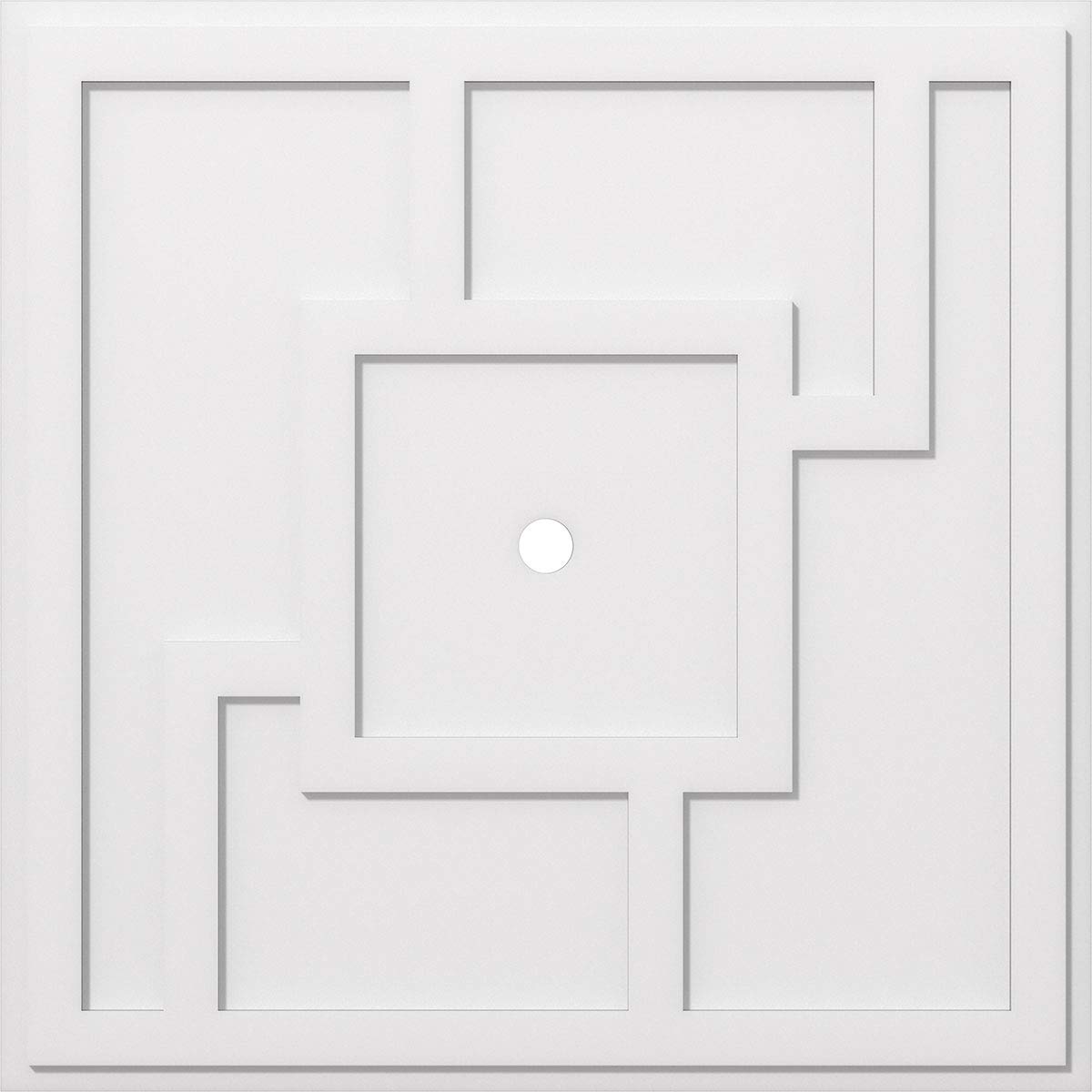 Ekena Millwork CMP14KX-03000 Knox Architectural Grade PVC Contemporary Urethane Ceiling Medallions 14"OD x 3"ID x 4 3/4"C x 1"P — Amazon image 23