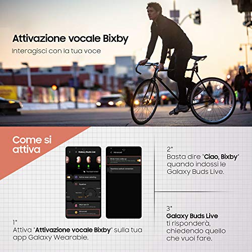 Samsung Galaxy Buds Live, cuffie Bluetooth