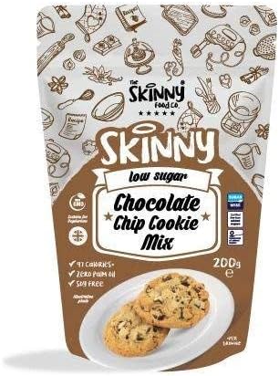 The Skinny Foods Low Calorie Chocolate Chip Cookie Mix, Chocolate Chip, 0.2 kg