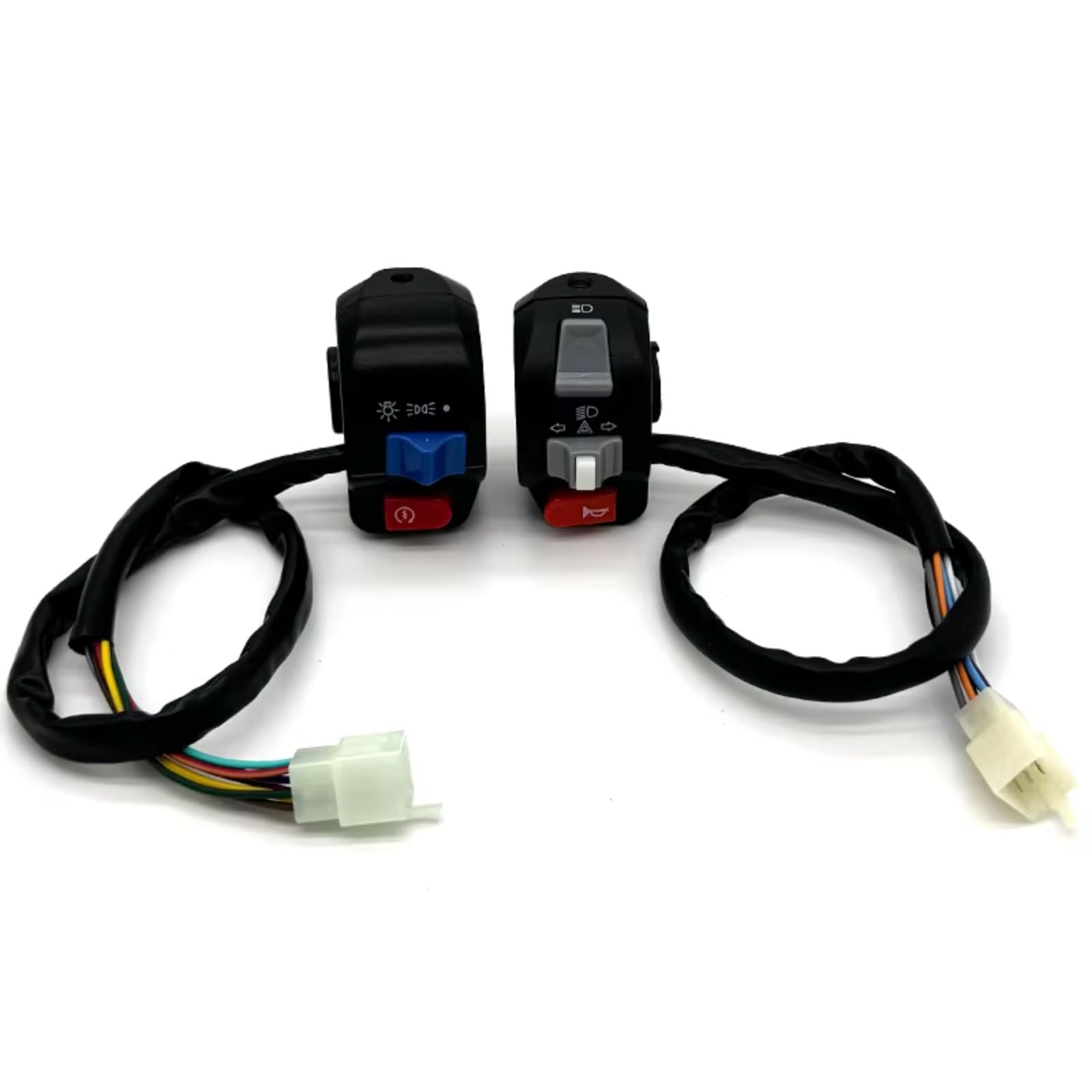 Interruttori Per Manubrio Moto Da 22mm 7/8 "per Pulsante Di Avvio Elettrico Indicatore Di Direzione Del Clacson Universale Lampeggiatore Di Emergenza Manubrio Kill Interruttore