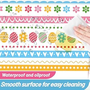 Easter tablecloth 4 pcs easter colorful eggs tablecloth plastic table cloth disposable 108 x 54 inch spring holiday rectangle plastic table cover for easter decorations party supply colorful  urban country home decor