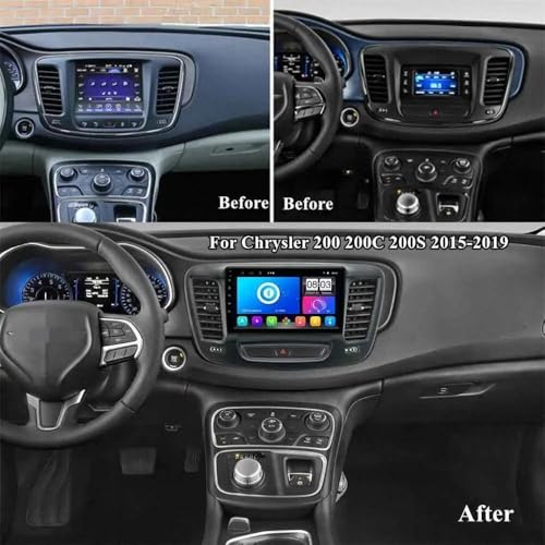 Autoradio touchscreen display para Chrysler 200S con Mirror Link Type-C 2