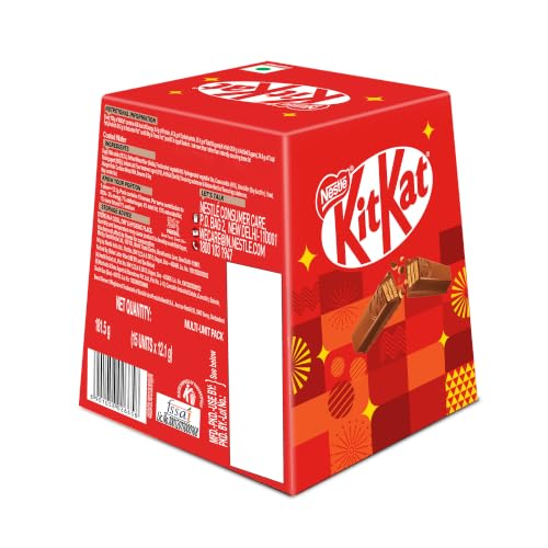 Image of Nestle KitKat Cele-Break, 2 Fingers Mini Gift Box, 15 Units, 15 x 12.1g, 181.5g Box