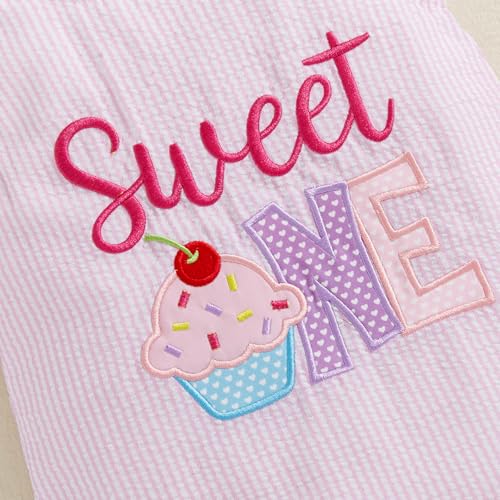 Baby Girls First Birthday Outfit 1st Birthday Cake Smash Dress Sleeveless Embroidery One Year Old Dress3