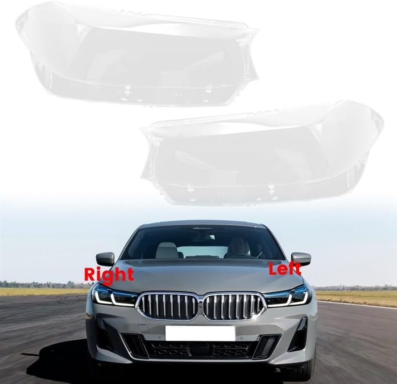 【完売必至】ヘッドライトカバー 車左ヘッドライトシェルランプシェード透明レンズカバーヘッドライトカバー ために 6 シリーズ ために GT G3