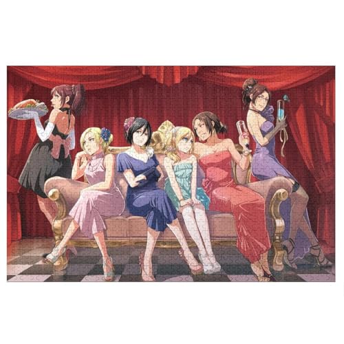 �i���̋��l 1000�s�[�X �A�j�� �ؐ��W�O�\�[�p�Y�� �㋉�Ҍ��� �����׈�� �e�q�Ŋy���߂� �m��p�i �Ǌ|���p�C���e���A �a�����v���[���g�ɍœK(50cm×75cm) 512181142-64