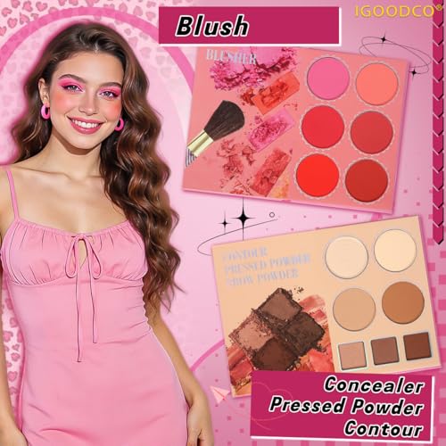 43 Color Sparkling Powder Eyeshadow Palette - Fun & Glam