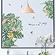 BuerHomie Wandtattoo Schlafzimmer Wohnzimmer, grüne Pflanzen Blumen Schmetterlinge Sprüche, Wanddeko für Wohnzimmer Schlafzimmer Küche Badezimmer