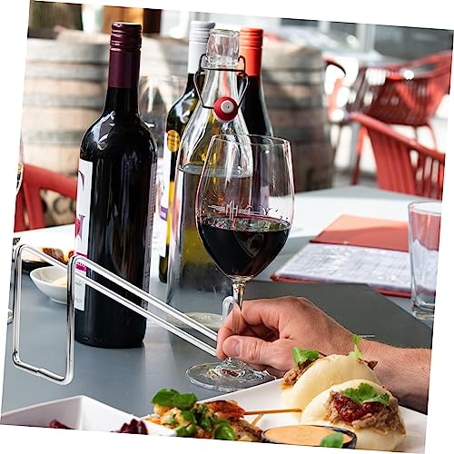 Soporte para Botellas de Vino Moderno PRETYZOOM 2 Piezas miniatura 3