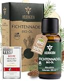 Heldengrün® BIO Fichtennadelöl [100% NATURREIN] Waldduft für Sauna & Diffuser – Fichtenöl & Tannenöl - Sibirische Fichte aus Österreich: harzig, klar & voller Ruhe