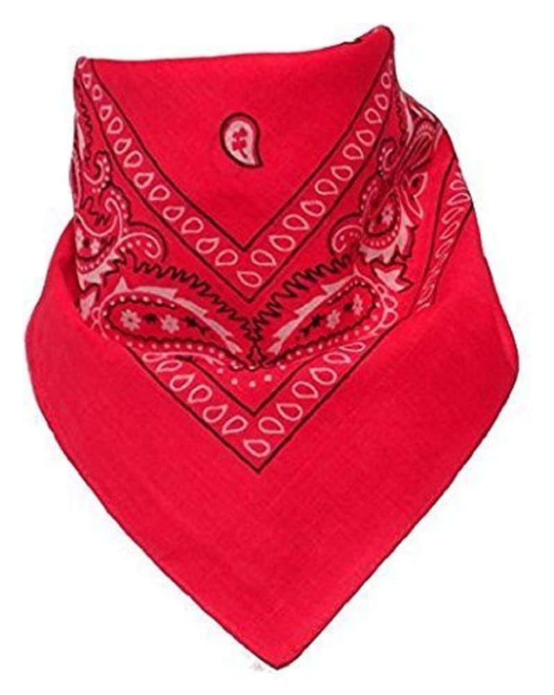 Boolavard 100% Cotton 1pcs, 6pcs or 12pcs Pack Bandanas with Original Paisley Pattern Colour of Choice Headwear/Hair — view 9