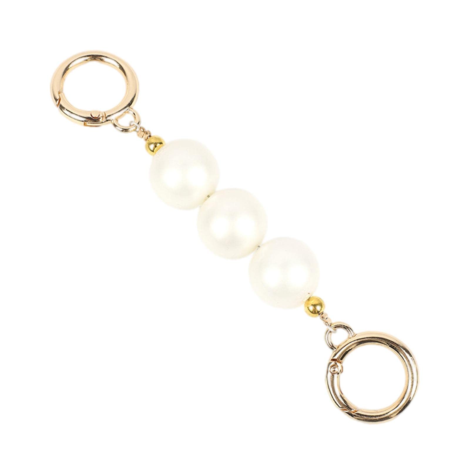CALANDIS Bag Strap Extender Artificial Pearl Chain Strap Tote Bag Charms Gold | Handbag Accessories | Clothing, Shoes & Accessories | Womens Handbags & Bags-image-10