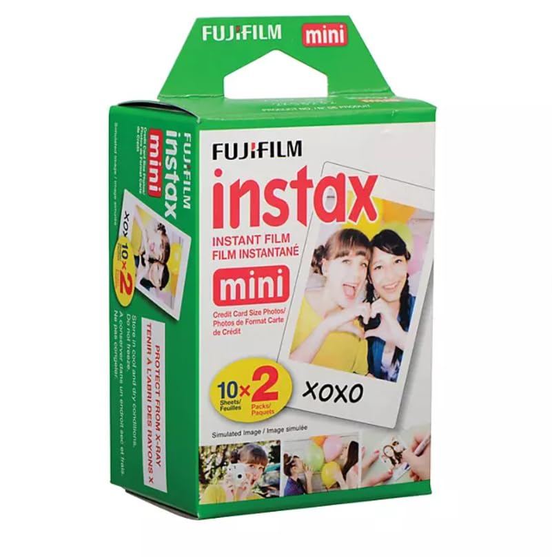 Fujifilm Instax Mini 12 aparat natychmiastowy z folią bonusową, 20 arkuszy - niebieski (niebieski)