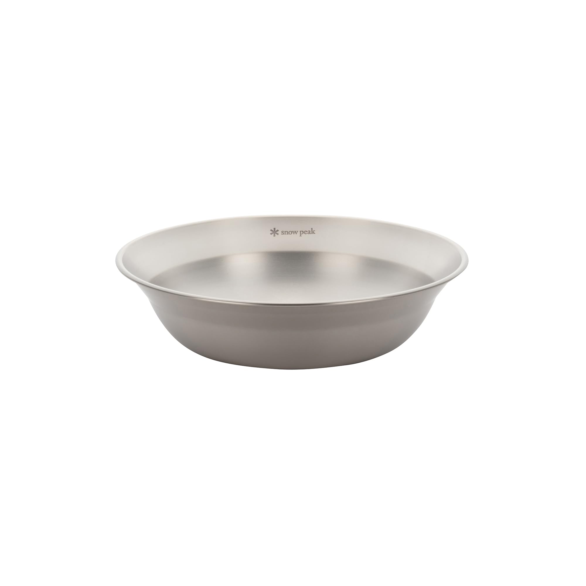 Stainless Steel Tableware Bowl L, Silver, Lightweight Durable Bowl for Home, Camping & Outdoors