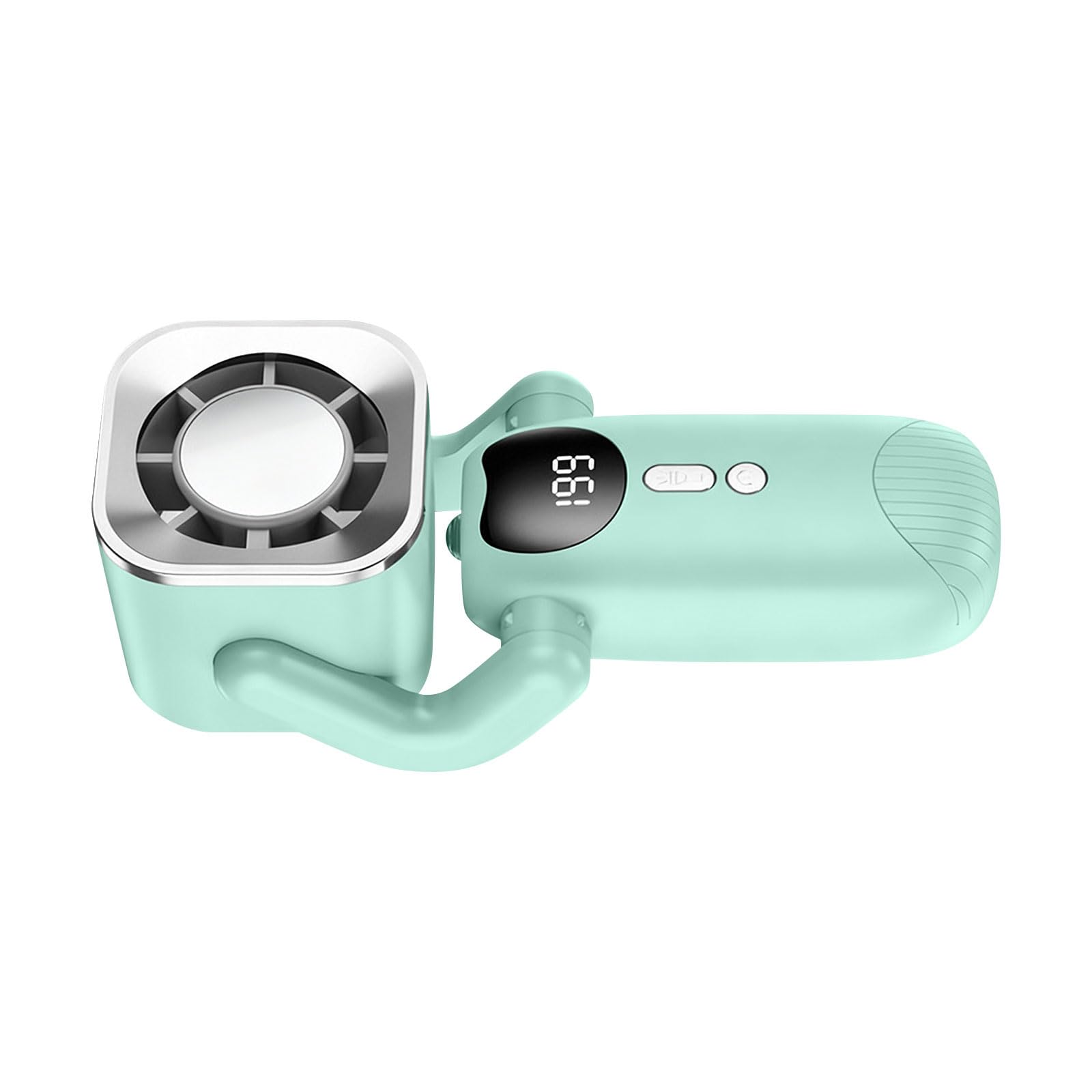 Elnwnnkc Multi Purpose Portable Fan with Bright Light 4000mAh Capacity and Foldable Structure USB Rechargeable Fan
