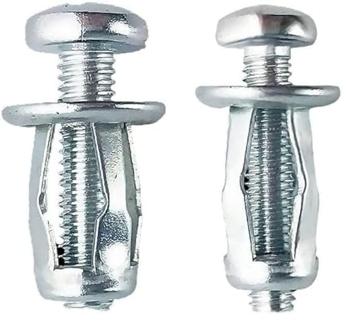 Anchor Bolts，Expansion BoltExpansion Screw Bolts, Anchor Bolt Hooks,Nut Expansion Rivet Nut Tool Dowels M5 M6 Car Jack Nuts for Metal Screw Petal(Length:M6x25) (Size : M5x25) (Size : M4x30)