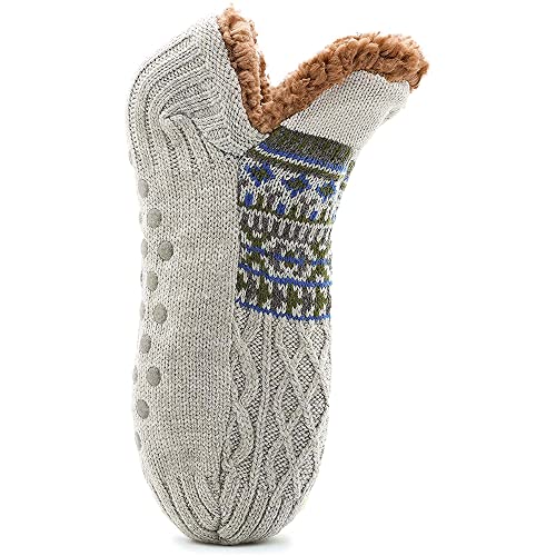 Slipper Fluffy Socks for Women Men Heat Holding Sock Knitted Socks Wool Sherpa Fuzzy Bed Slippers One Size Non Slip3