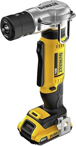 Miniatura 7 de DEWALT Kit de herramientas de estampación de cobre MAX de 20 V con batería, cargador y 6 cabezales de expansión de 38 pulgadas, 12 pulgadas, 58
