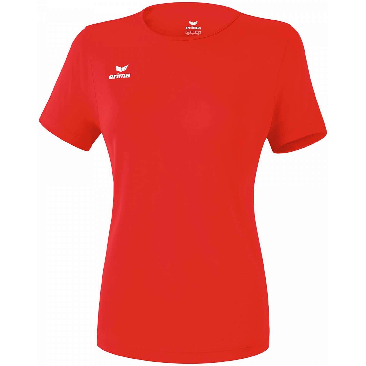 Erima Women's Casual Basics Functional Teamsports T-shirt - Red, Size 42