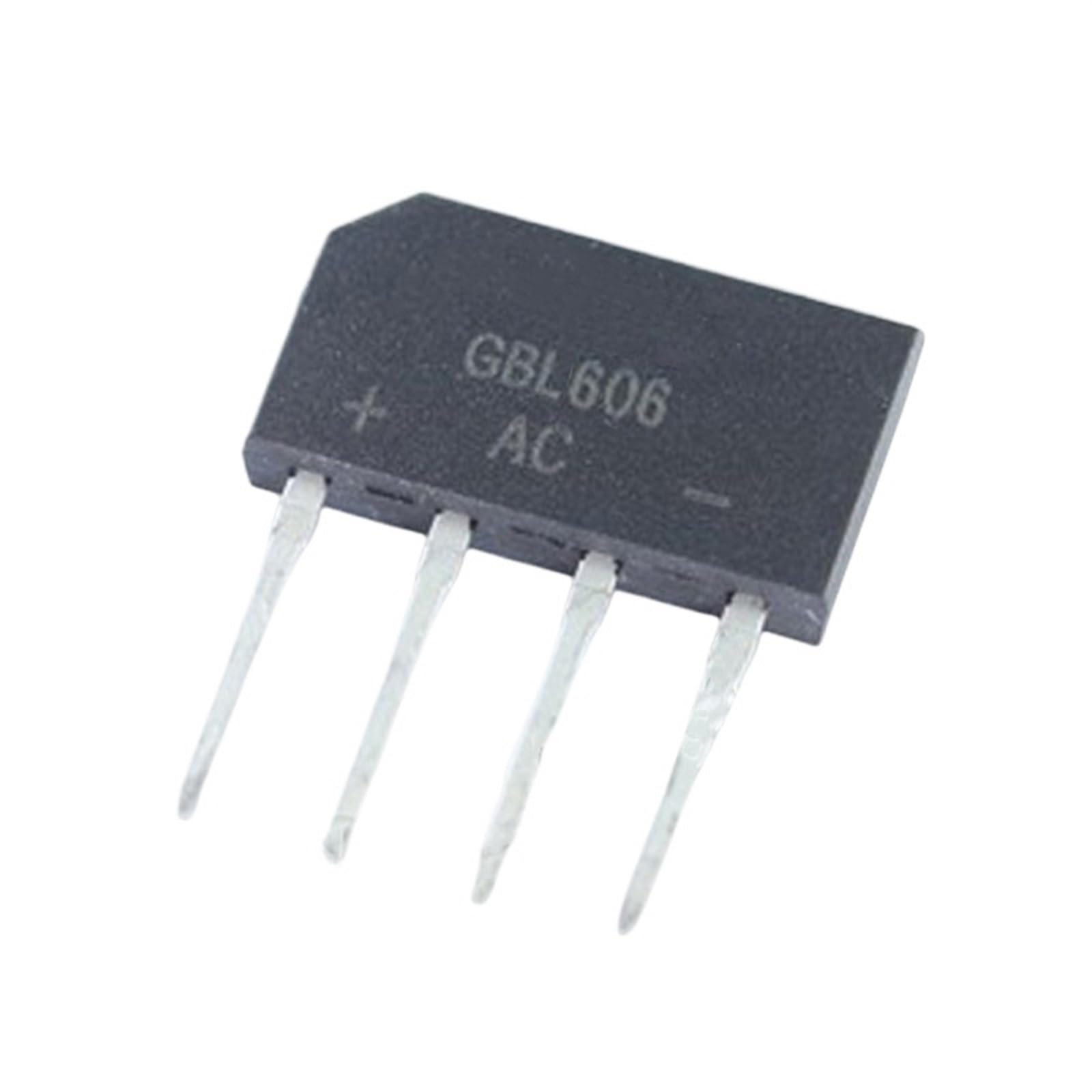 20/50/100/200/500Pcs GBL606 Bridge Rectifier GBL6J Bridge Stack 6A/600V(200Pcs)