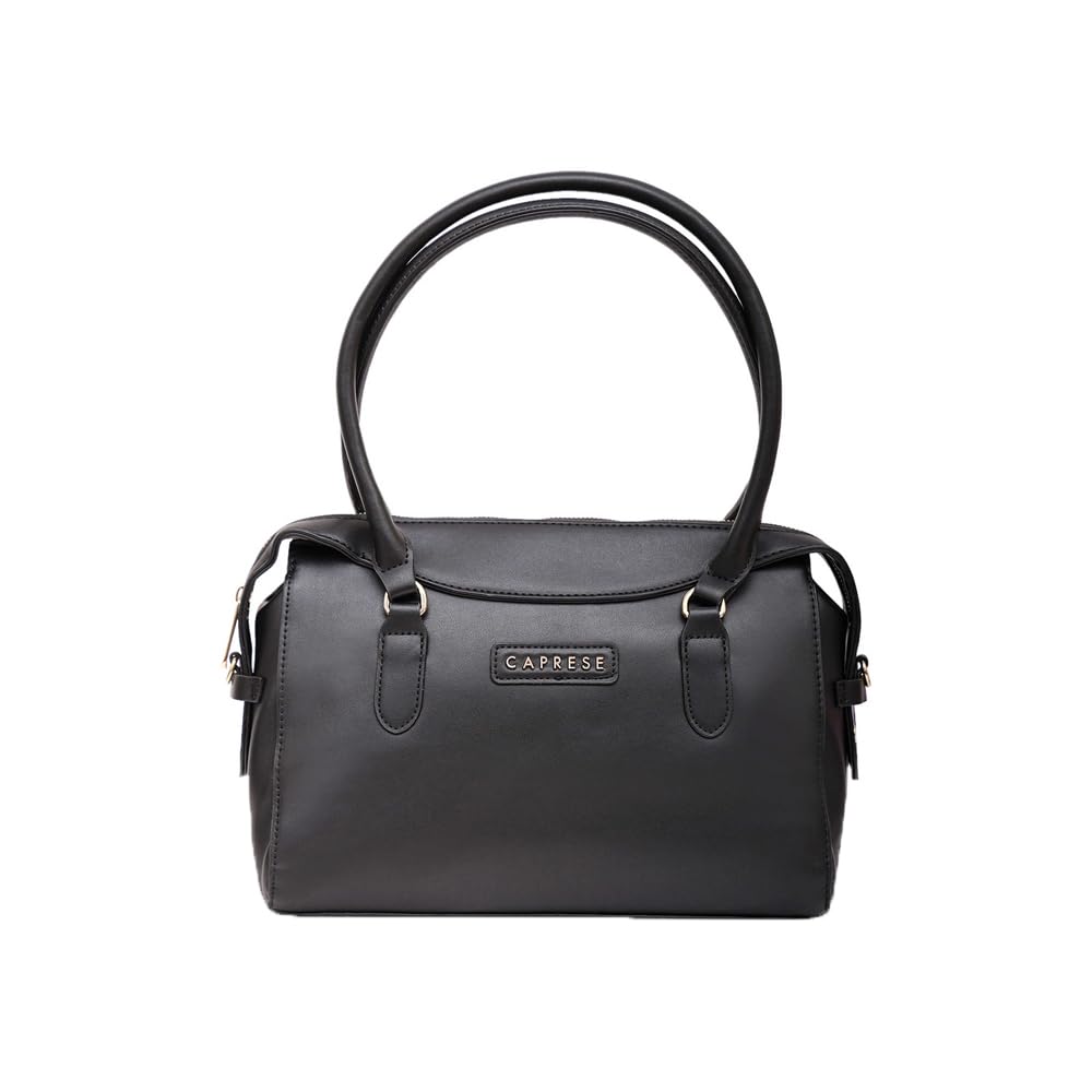 Caprese VIENNA SATCHEL SMALL BLACK SOLID WOMENS HANDBAG (B0D3V5Y781) Amazon Price History, Amazon Price Tracker