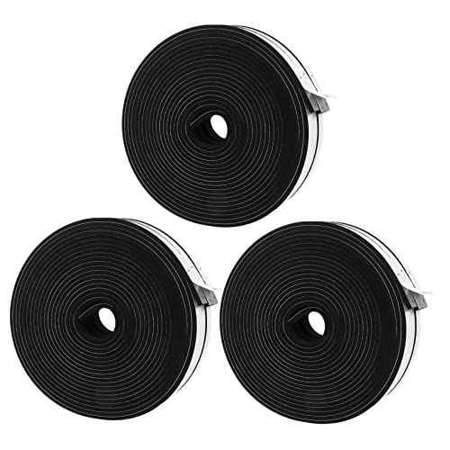 Veemoon 1 Set 3pcs Sealing Strip Doors and Windows Neoprene Foam Strip Garage Door