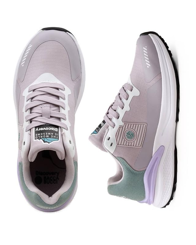 Image of Bacca Bucci Discovery Globe Sneakers for Women Lightweight Running Shoes with 95-Density Rebound Insock, Rubber Outsole & Stylish Design