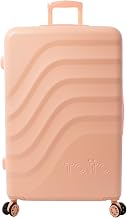 TOTTO - Large Rigid Suitcase, Model Bazy+, 50 x 79 x 30.5 cm, Capacity 100L, Expandable, Impact Resistance, 360º Wheels, Telescopic Handle, Internal Strap, TSA Lock, Color Bellini Orange
