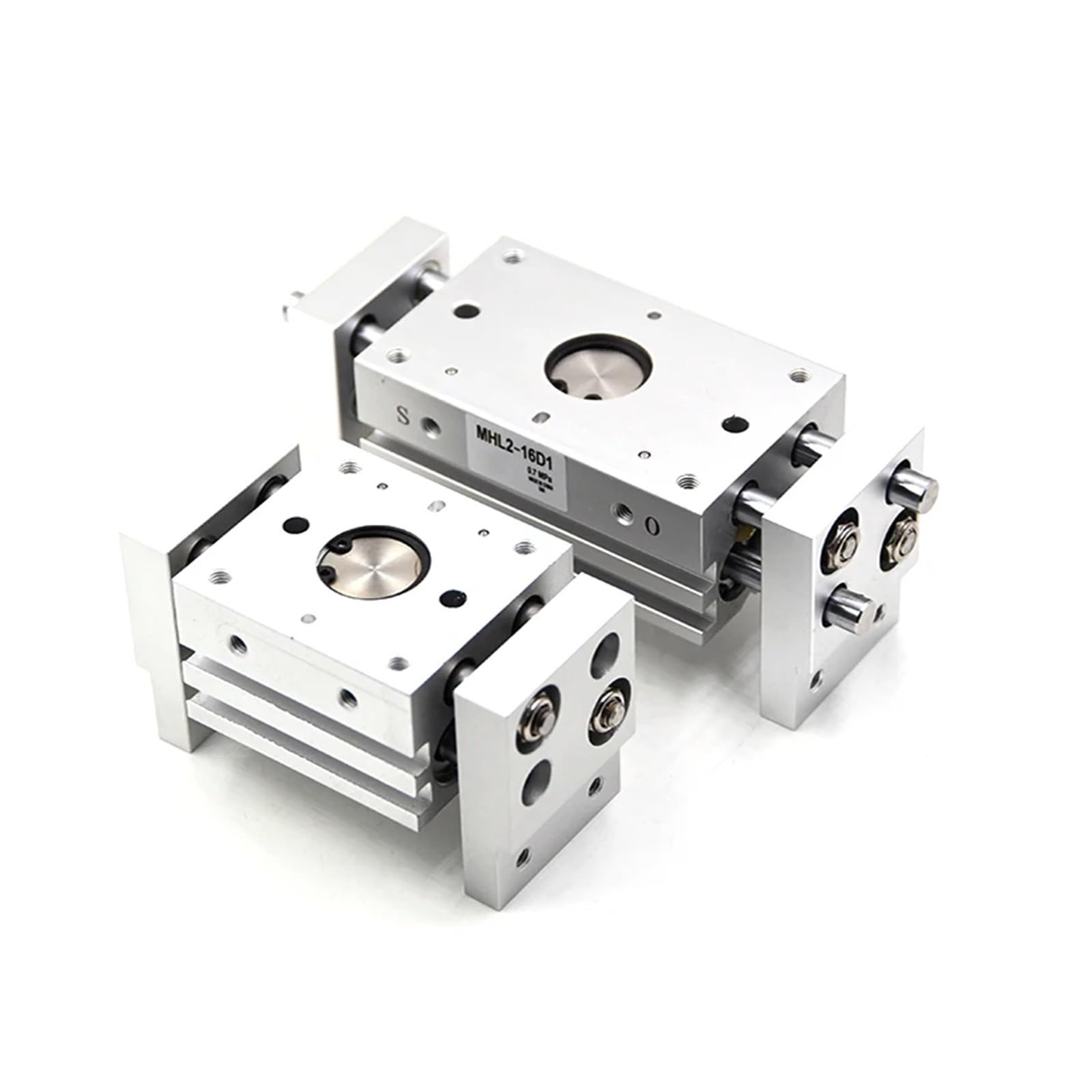 Cilindro Neumático, Pinza neumática de doble acción serie MHL2, repuesto SMC, cilindro aire dedo Fulcrum 10D/16D/20D/25D/10D1/16D1/20D1/25D1(MHL2-32D)