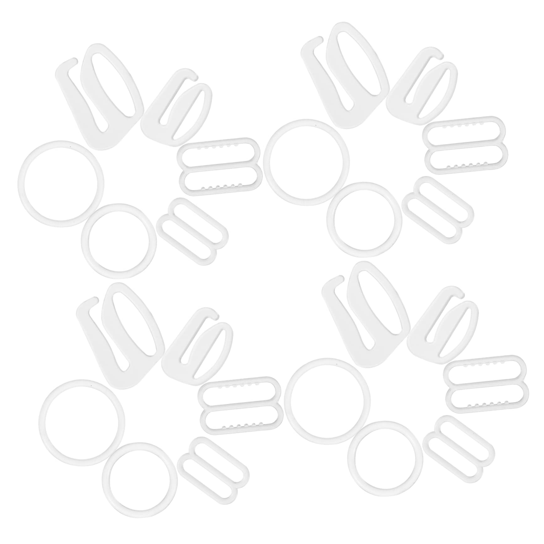 Tofficu 480piezas Ganchos Para Sujetadores Ajustables Clips Compactos Para Correas De Sujetador Accesorios De Diario Cierre y Decoración Para Ropa Interior Femenina