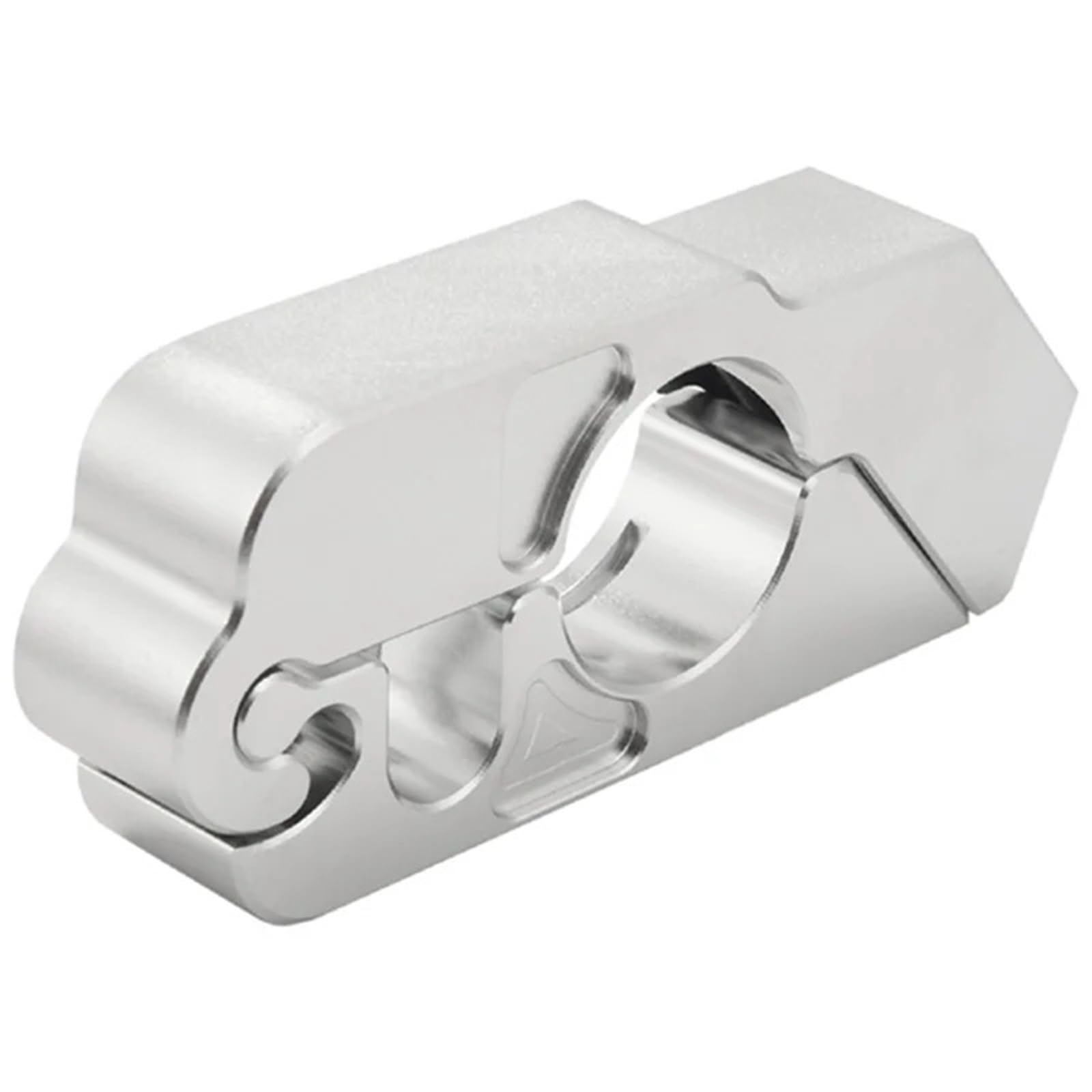 Motorcycle Handlebar Lock Motorcycle Handlebar Lever Brake Lock Motorbike Fit for Bike Scooter Moped ATV Silver Grip Throttle Motorbike Lock Security