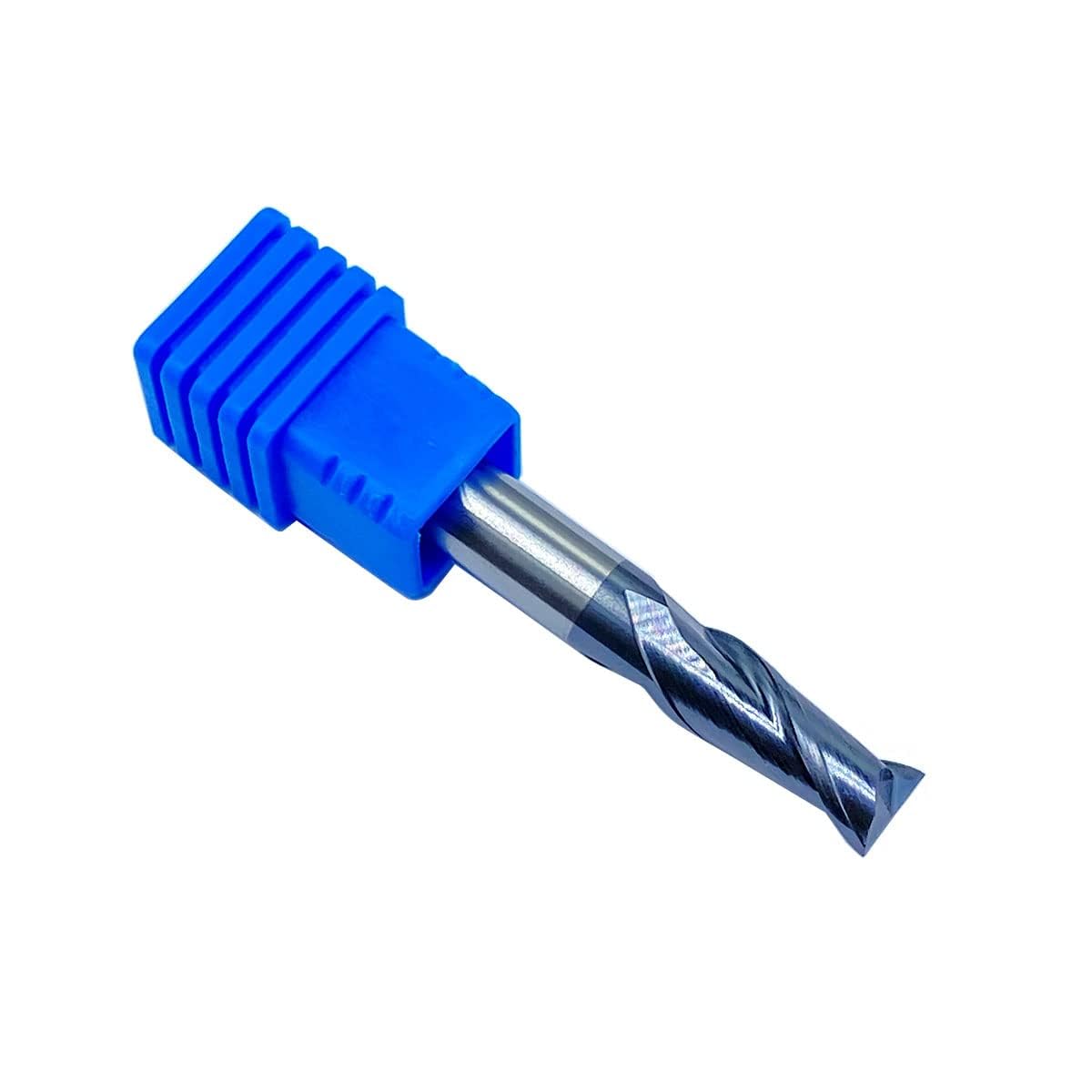 5 piezas HRC45 punta de 6 mm de diámetro de 2 cuchillas CNC (HRC45D6x6x50-2F)