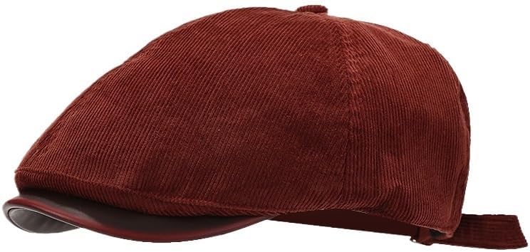 Vintage Distressed Corduroy Reverse Wear Forward Hat Women's Duckbill