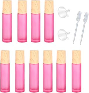 10ml Glass Essential Oils Roll On Bottles,Refillable Roller Bottles