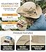 GearTOP Safari Hat for Men Sun Hats for Women UV Protection UPF 50+ Fishing, Gardening, Hiking Hat (22-23 1/2