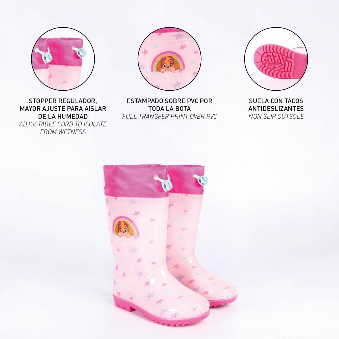 ŚREDNIA LIFE'S LITTLE MOMENTS buty wodne dziecko patrol oficjalny licencji Nickelodeon, deszcz dzieci