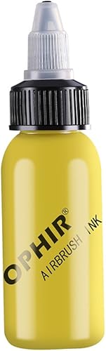 Miniatura 5 de OPHIR 12 tintas de aerógrafo de 1.0 fl oz/botella de pintura acrílica para arte de uñas, tintas de pigmento, kit de aerografía, herramientas de uñas