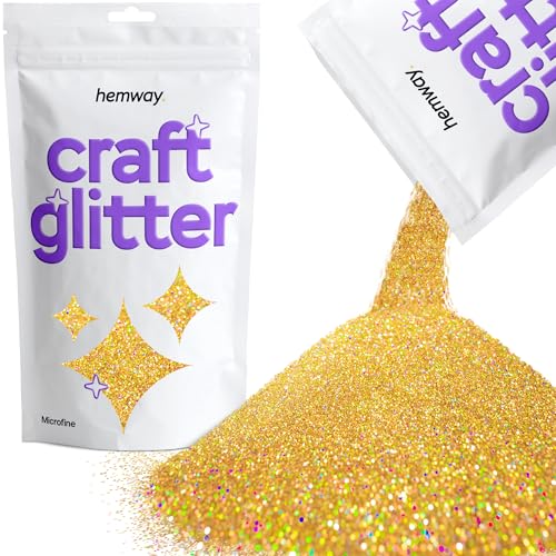Hemway glitter artisanat or holographique 100g microfin