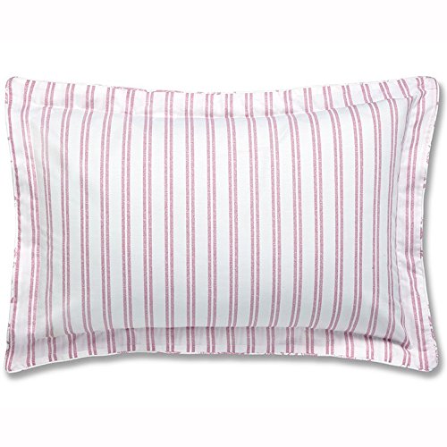 Charlotte Thomas Amelie Taie d'oreiller passepoilée en Polyester et Coton Rose Cover