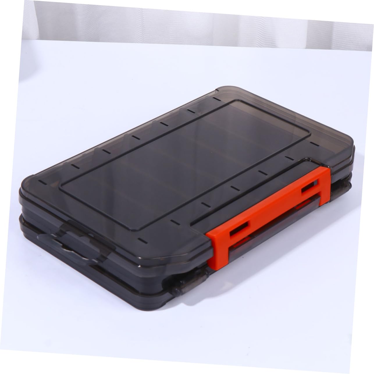 Garneck 1Pc Fishing Double Sided Bait Storage Case for Hooks and Durable Material Accessory for Fishing Enthusiasts Black Buckle Color Random Color