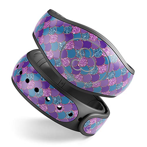 Design Skinz Design Skinz Mermaid Pop Scales V1 Premium Vinyl Decal Wrap Cover for The Disney MagicBand 2 (Fits MagicBand 2 for Disney Parks)