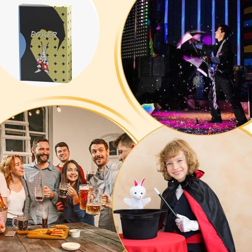Generisch Trick-Pokerkarten,Trick-Spielkarten, Spielkarten Poker Kreativ für Trick, Unterhaltung Pokerkarten Familienspielabend Bühnenauftritt Trick für Wohnzimmer, Camping – Bild 5
