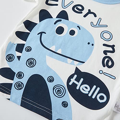 Toddler Boys 3D Dinosaur Shirt Crewneck Short Sleeve Graphic T Shirt Cotton Summer Tee Casual Cotton Cute Outfits3