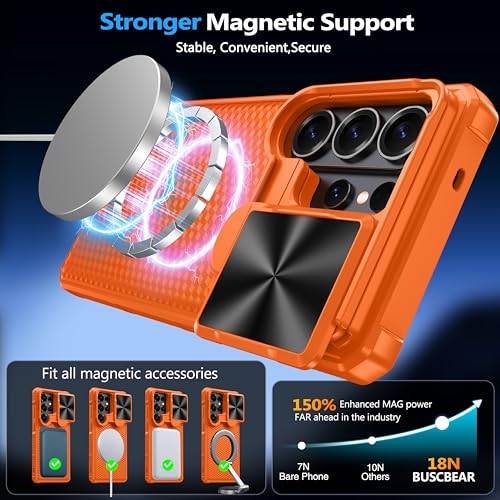 Image of Magnetic for Samsung Galaxy S26 Ultra Case-Orangr