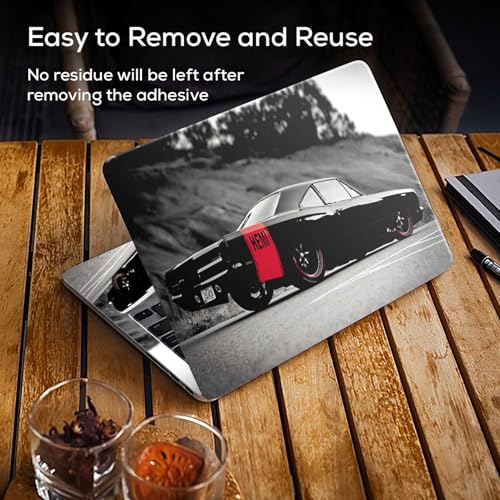 Image of Galaxsia Car Full Body Vinyl Laptop Skin /Sticker /Cover Upto 15.6 Inches Laptops Laminated-Removable-HD Quality Compatible for Hp-Dell-Sony-Lenovo-Asus etc.(15x10 Inches)
