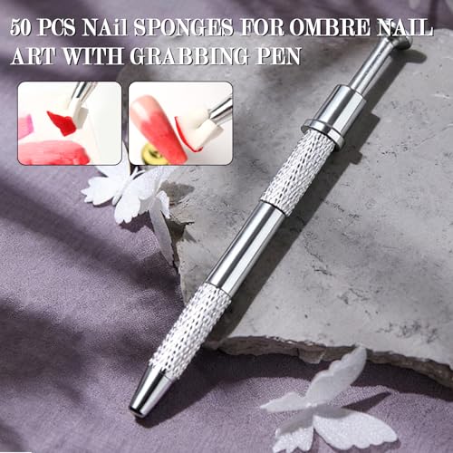 Kit gel para uñas Ombre 9 colores con esponjas miniatura 4