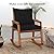 24x24 Outdoor Cushions for Patio Furniture, Washable Deep Seat Patio Cushions with Removable Cover, Waterproof Outdoor Cushions with Non-Slip Ties and Handle, Patio Chair Cushions with Back, Black